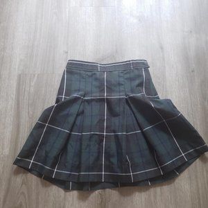 plaid school uniform skirt